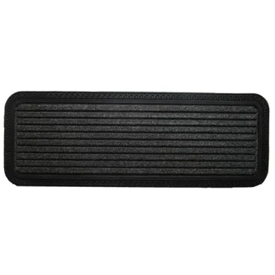 Imports Decor Gray Non-slip Stair Tread Mats, Indoor Outdoor Polypropylene Step Mats With Rubber Backing, Anti-ski In Black