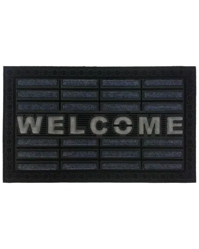 Imports Decor Gray Welcome Doormat In Multi