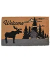 Imports Decor Moose Silhouette Doormat In Brown