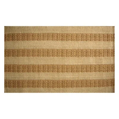 Imports Decor Natural Stripes Jute Rug, 100% Handwoven Jute Indoor Area Rug, Eco-friendly Natural Fiber Floor Rug  In Brown