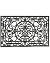 Imports Decor Pineapple Rectangular Doormat In Black