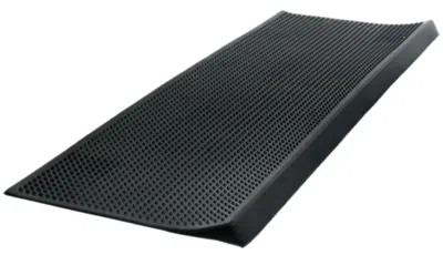 Imports Decor Rubber Stair Tread With Lip - Anti-slip Pin Surface Step Mat For Indoor Outdoor Stairs, Waterproof &