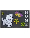 Imports Decor Soccer Dog Handmade Doormat
