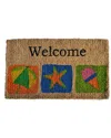 Imports Decor Welcome Beach Doormat In Multicolor