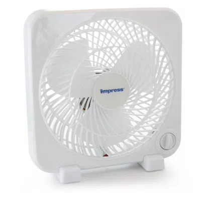 Impress 9 Inch Box Fan White 9 Inch Box Fan White | ModeSens
