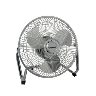 Impress 9" Table Fan In Silver