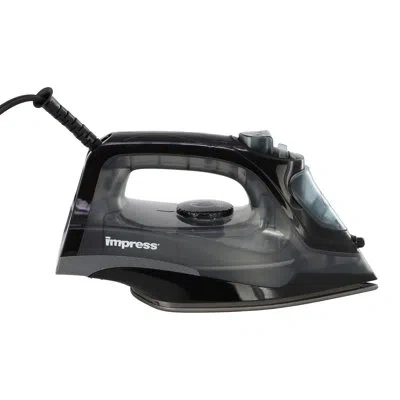 Impress Mid-size Steam And Dry Iron With Spray And Steam Burst Function In Black