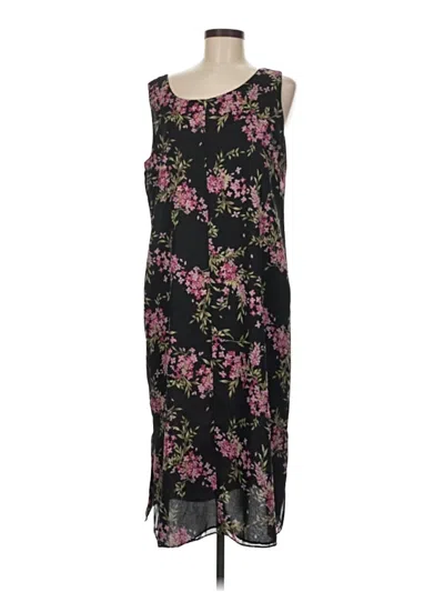 Pre-owned Impressions Casual Dress In Black