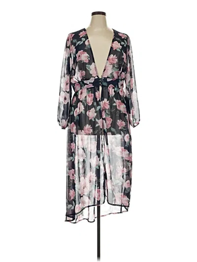 Pre-owned Impressions Kimono In Black