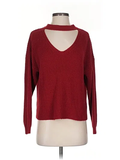 Pre-owned Impressions Pullover Sweater In Red