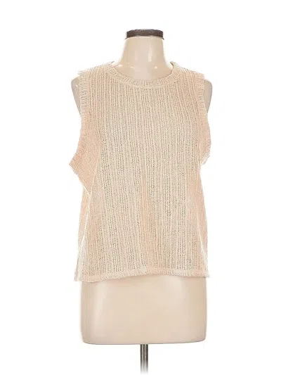 Pre-owned Impressions Sweater Vest In Brown