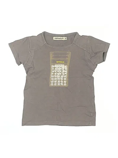 Pre-owned Imps & Elfs Kids' Short Sleeve T-shirt In Gray
