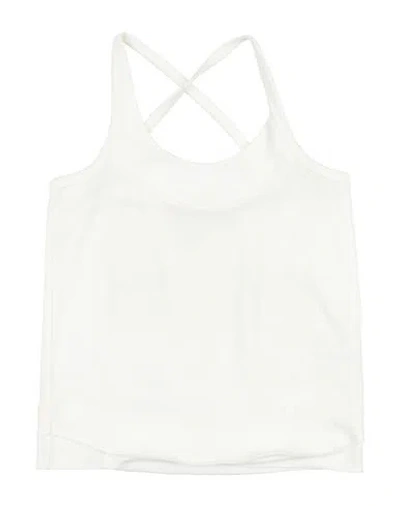 Imps & Elfs Babies'  Toddler Girl Top White Size 6 Organic Cotton, Polyester, Elastane