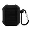 Impulse Airpods Case With Carabiner In Black