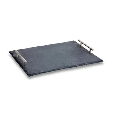 Impulse Lexington Slate Party Tray In Black