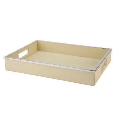 Impulse Pebble Coffee Table Tray In Cream