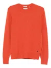 Impure Charlie Crew-neck Sweater In Orange