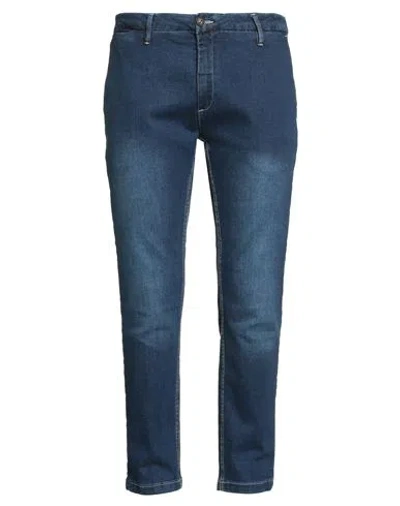 Impure Man Jeans Blue Size 40 Cotton, Elastane