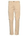 Impure Man Pants Beige Size 36 Cotton, Elastane In Beige