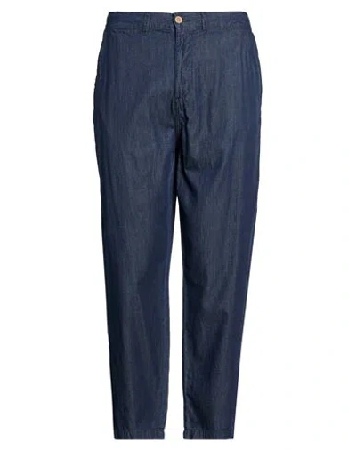 Impure Man Pants Blue Size 38 Cotton