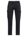 Impure Man Pants Midnight Blue Size 36 Cotton, Elastane In Blue
