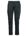 Impure Man Pants Midnight Blue Size 36 Cotton, Elastane In Blue