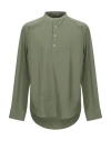 Impure Man Shirt Military Green Size Xxl Linen, Cotton