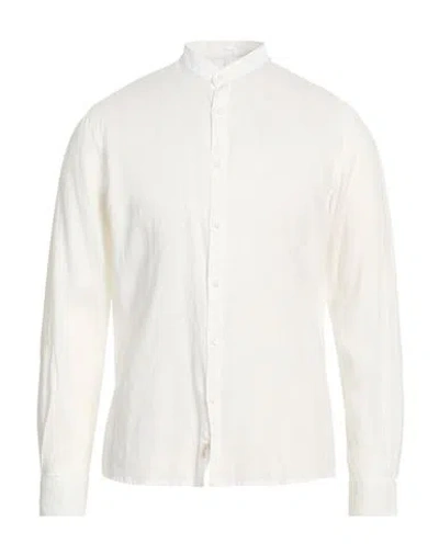 Impure Man Shirt White Size Xxl Linen In Neutral