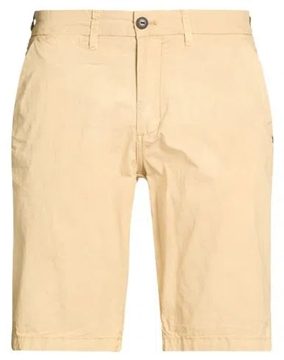Impure Man Shorts & Bermuda Shorts Mustard Size 32 Cotton, Elastane In Multi