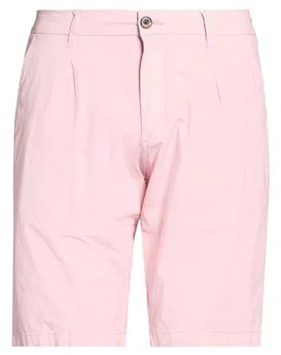 Impure Man Shorts & Bermuda Shorts Pink Size 34 Cotton, Elastane