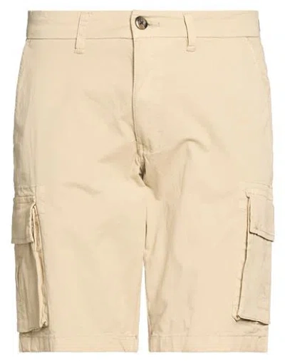 Impure Man Shorts & Bermuda Shorts Sand Size 30 Cotton, Elastane In Neutral