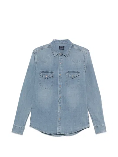 Impure Western-style Shirt In Blue