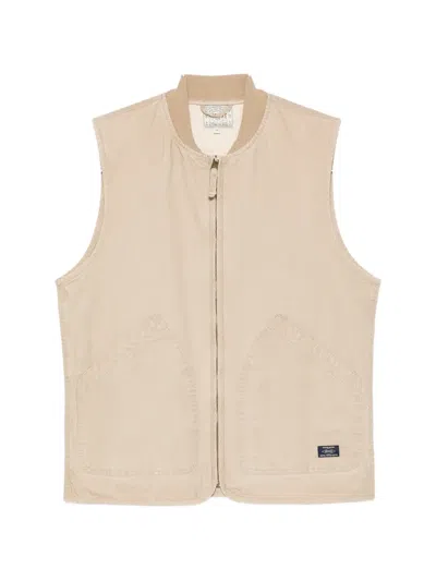 Impure Zip-up Sleeveless Gilet In Neutral