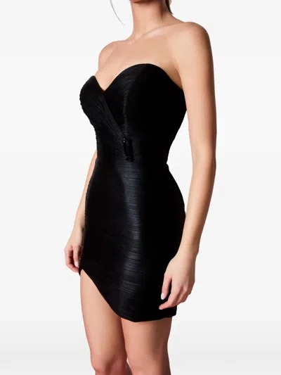 Imroska 15 Strapless Mini Dress In Black