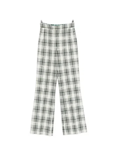 Imroska Plaid-pattern Trousers In Multi