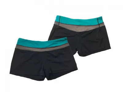 Imsy Women's Val Low Rise Short In Black Taupe Jade