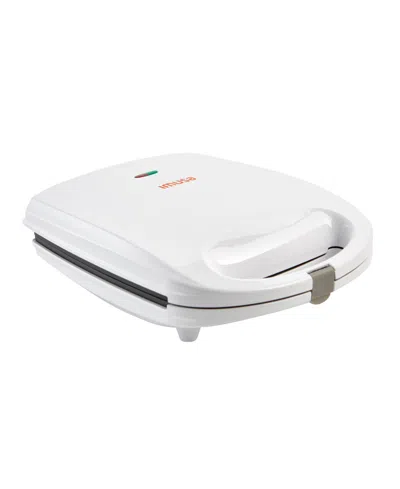 Imusa 4 Slot Nonstick Electric Arepa Maker In White