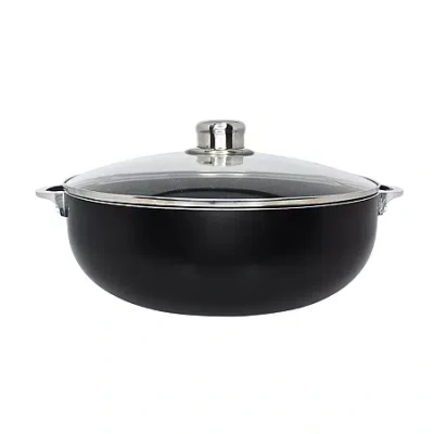 Imusa Bistro Ceramic 6.9-qt. Caldero With Lid In Black