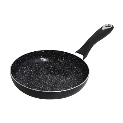 Imusa Bistro-cera Ceramic Speckled 8" Fry Pan With Cool Touch Handle In Black