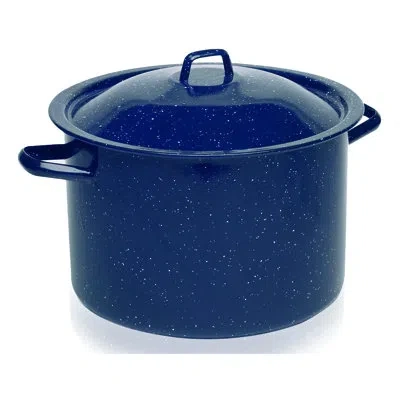 Imusa Stock Pot With Lid In Purple
