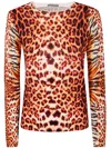 In Bed With You Leopard-print Wool Sweater In Animal Print
