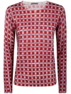 In Bed With You Geometric-print Wool Sweater In Multi