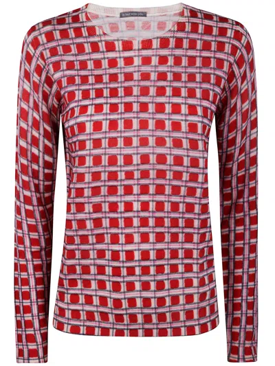 IN BED WITH YOU IN BED WITH YOU BOATNECK PRINTED JUMPER
