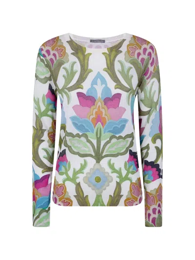 In Bed With You Floral Sweater In Multi