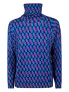 In Bed With You Geometric-pattern Jumper In Black