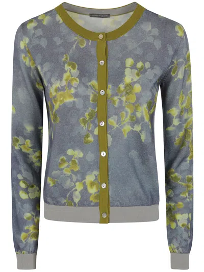In Bed With You Korean Collar With Contrasting Trim Sweater In Multi
