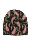 In Bed With You Reversible Beanie In Black
