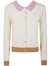 In Bed With You Solid Color Duplex Polo Shirt In White