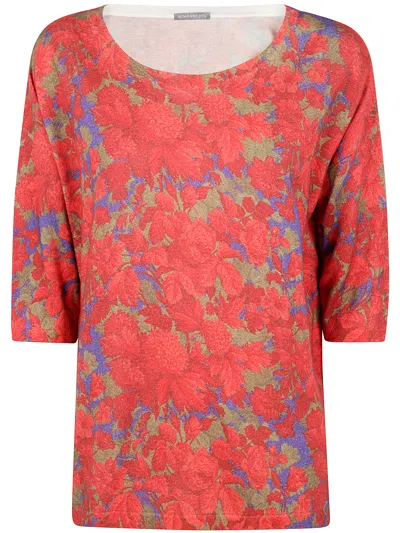 In Bed With You Squared Round Neck Sweater In Red