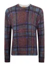 In Bed With You Man Printed Sweater Round Neck In Multicolour
